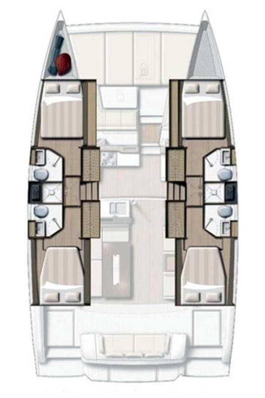 Location bateau Marsh Harbour pas cher Bali 4.2