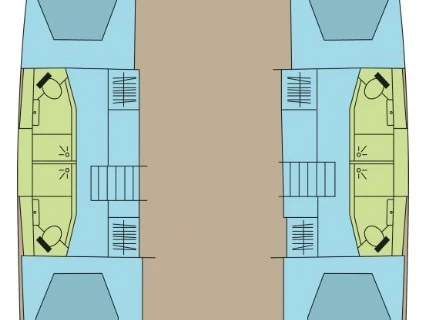 Location Catamaran à Komolac - Fountaine Pajot Elba 45