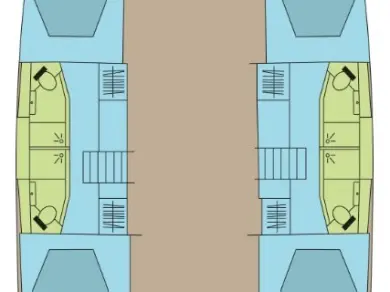 Location Catamaran à Komolac - Fountaine Pajot Elba 45