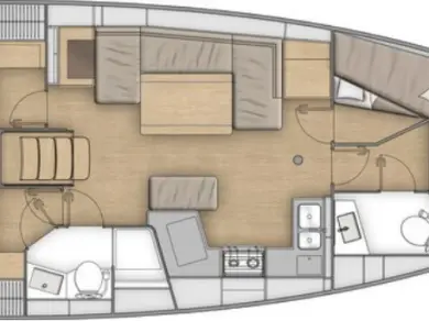 Location bateau Bénéteau Oceanis 40.1 à Seget Donji sur Samboat