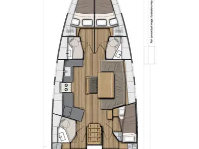 Location bateau Bénéteau Oceanis 46.1 à Seget Donji sur Samboat