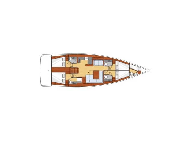 Bénéteau Oceanis 55 a louer à Seget Donji