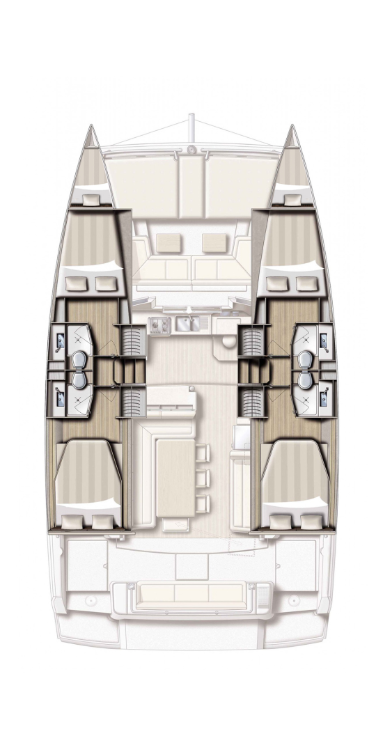 Location bateau Bali Bali 4.1 à Gouviá sur Samboat