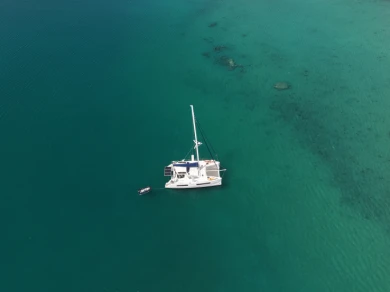 Bareboat Rental Catamaran Catana with a boat licence