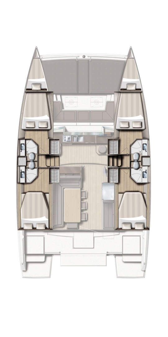 Location Catamaran à Préveza - Bali Bali 4.3