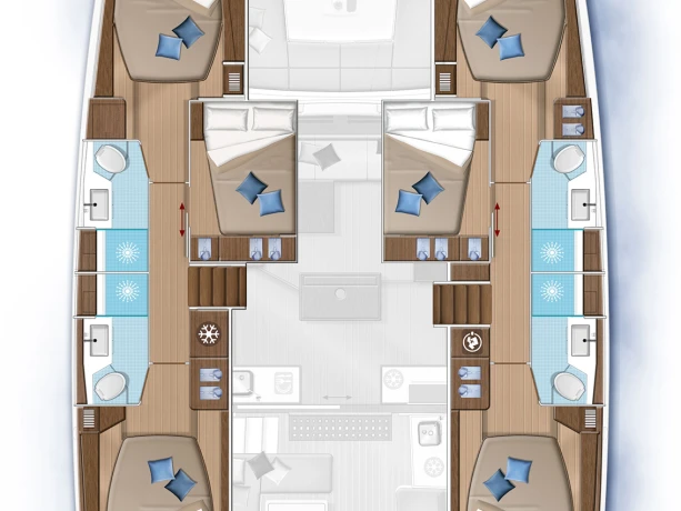 Location Catamaran Lagoon avec permis