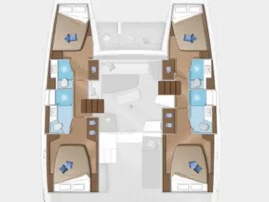 Louer Catamaran avec ou sans skipper Lagoon à Lávrio