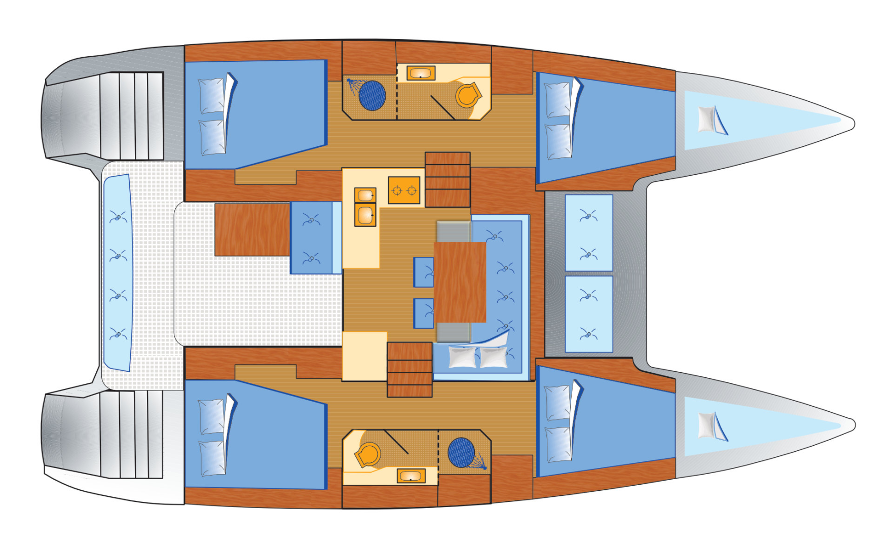 Location Catamaran Lagoon avec permis