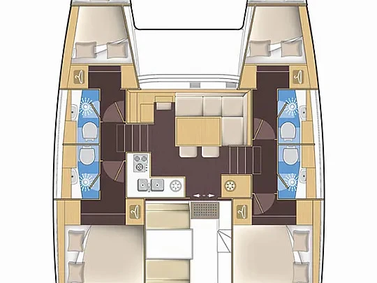Location bateau Lagoon Lagoon 39 à Punat sur Samboat