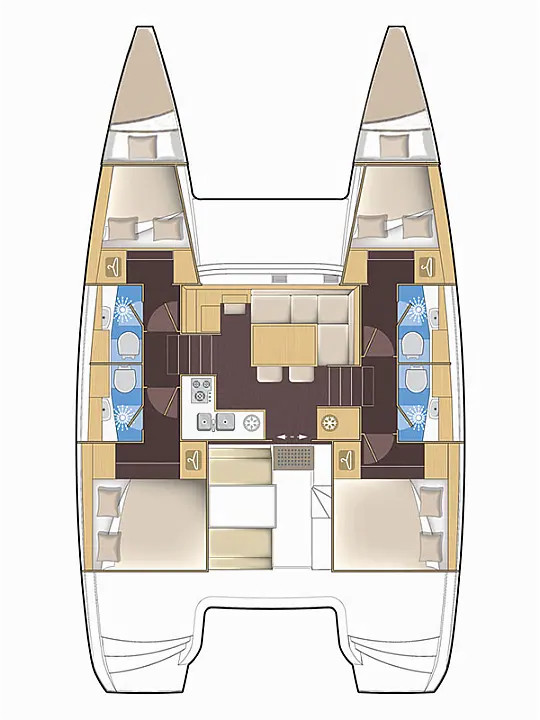 Location bateau Lagoon Lagoon 39 à Punat sur Samboat