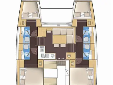 Location bateau Lagoon Lagoon 39 à Punat sur Samboat
