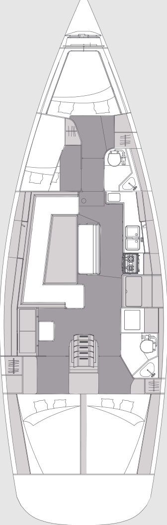 Louez un Elan Impression 45.1 à Punat