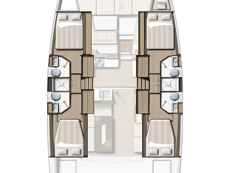 Louer Catamaran avec ou sans skipper Bali à Seget Donji