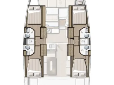 Louer Catamaran avec ou sans skipper Bali à Seget Donji