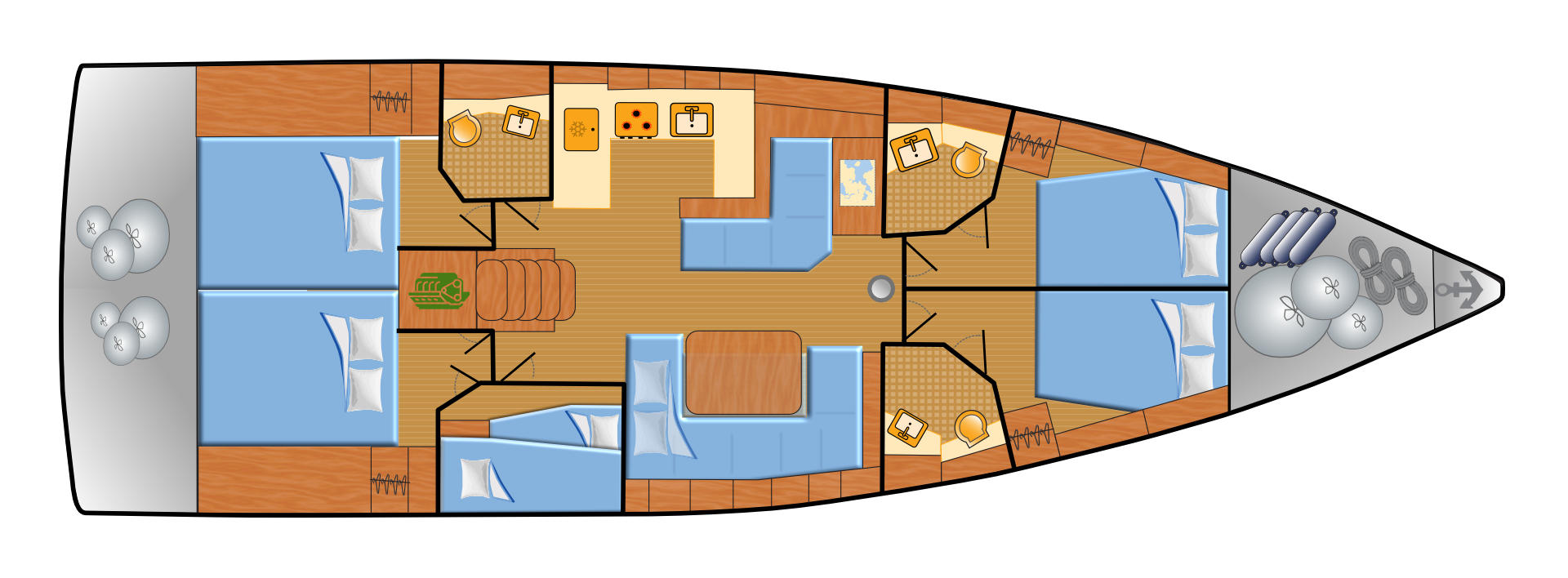 Location Voilier Bénéteau avec permis