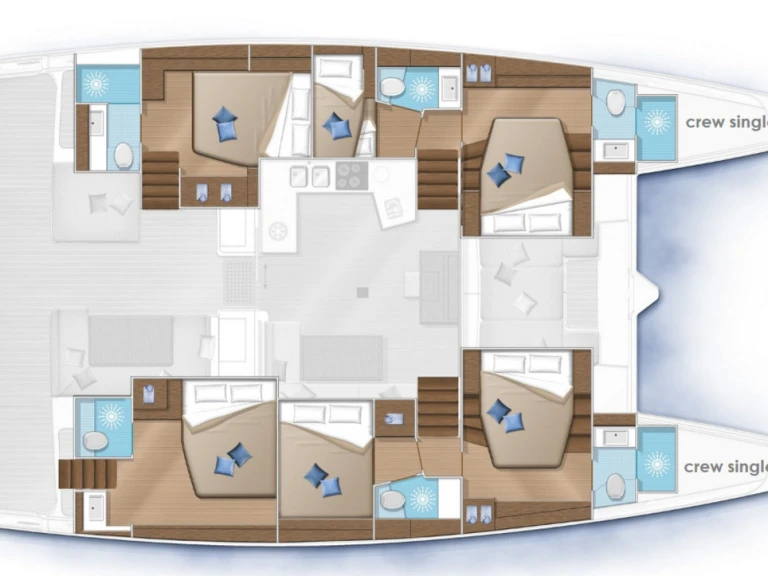 Location à Álimos - Lagoon Lagoon 52 sur SamBoat