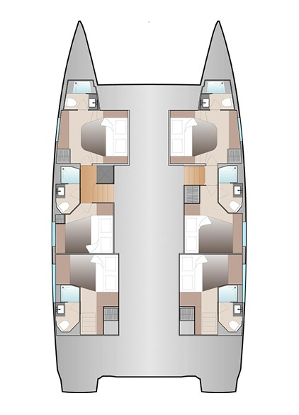 Location à Trogir - Fountaine Pajot Aura 51 sur SamBoat