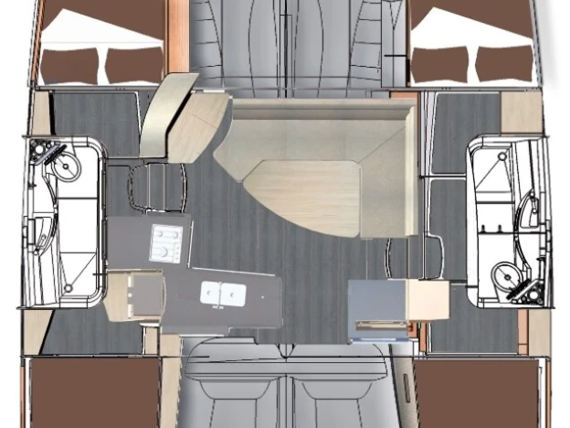 Location Catamaran Fountaine Pajot avec permis