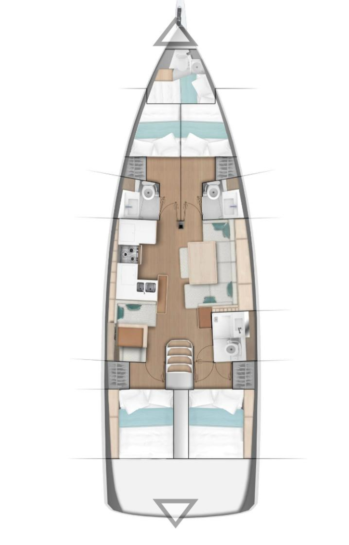 Location à Marina (Ville) - Jeanneau Sun Odyssey 490 sur SamBoat