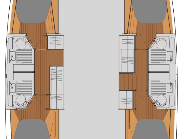 Catamaran à louer à Tivat au meilleur prix