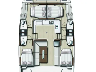 Louer Catamaran avec ou sans skipper Bali à Pirovac