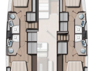 Louer Catamaran avec ou sans skipper Bali à Lefkáda