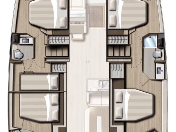 Louer Catamaran avec ou sans skipper Bali à Seget Donji