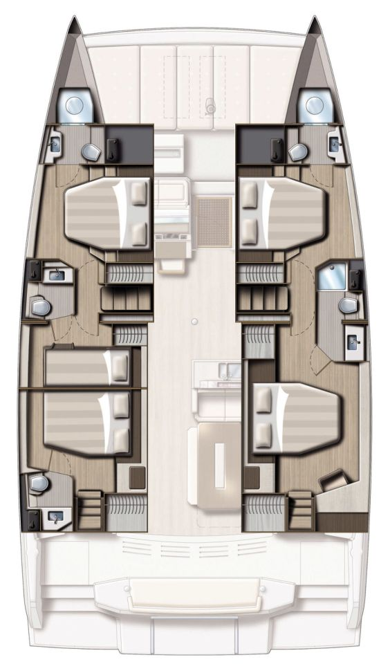 Louer Catamaran avec ou sans skipper Bali à Seget Donji