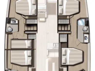 Louer Catamaran avec ou sans skipper Bali à Seget Donji