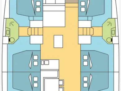 Location bateau Bali Bali 5.4 à Île Raiatea sur Samboat