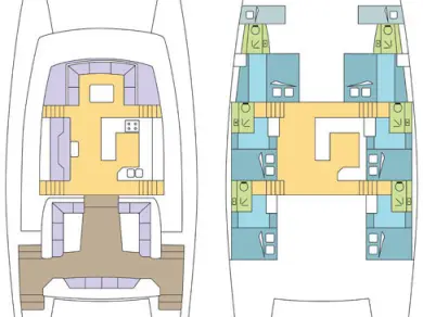 Location Catamaran Dream 60 avec permis