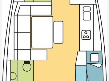 Location bateau Dufour Dufour 430 Grand Large à Seget Donji sur Samboat