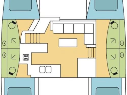 Location Catamaran à Jolly Harbour - Fountaine Pajot Elba 45