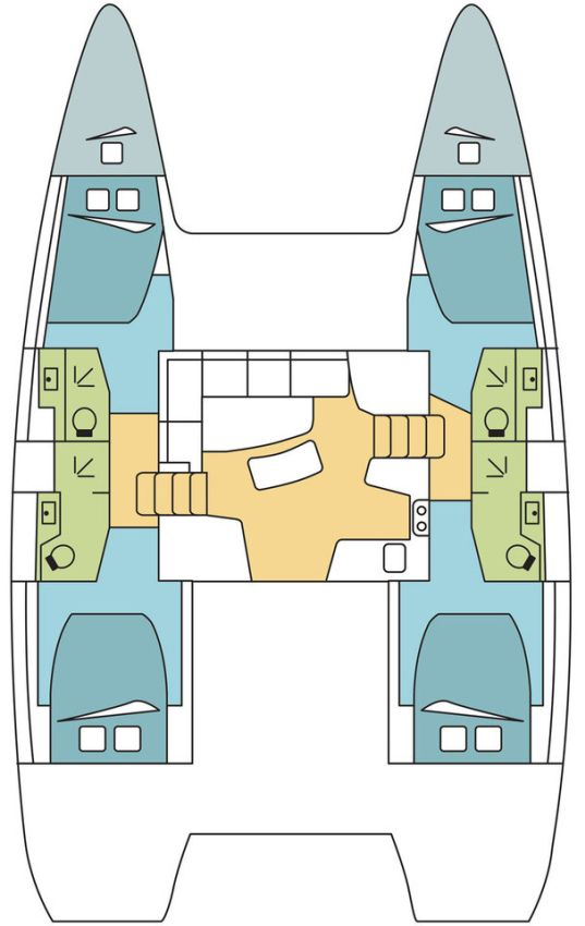 Location bateau Pouzoles pas cher Lagoon 42
