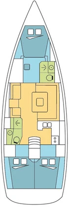 Jeanneau Sun Odyssey 439 a louer à Île Raiatea