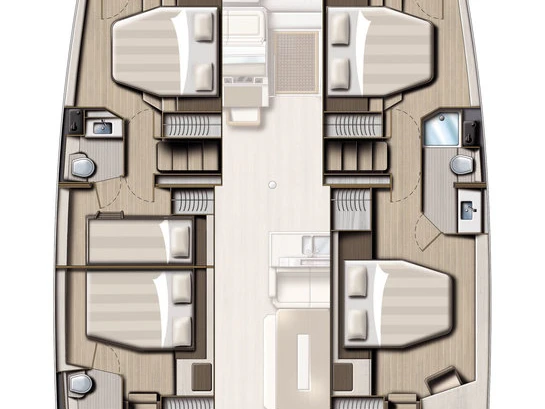 Location bateau Bali Bali 4.8 à Marsh Harbour sur Samboat