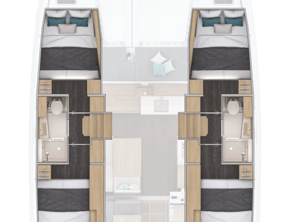 Catamaran à louer à Lefkáda au meilleur prix