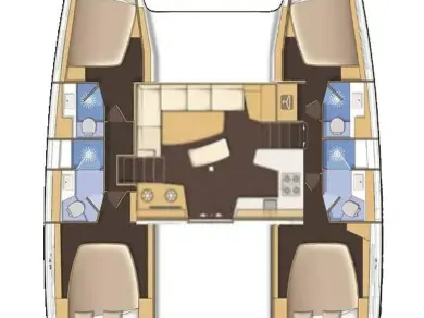 Location bateau Mahé pas cher Lagoon 42