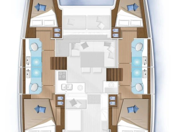 Location à Paraty - Lagoon Lagoon 40 sur SamBoat