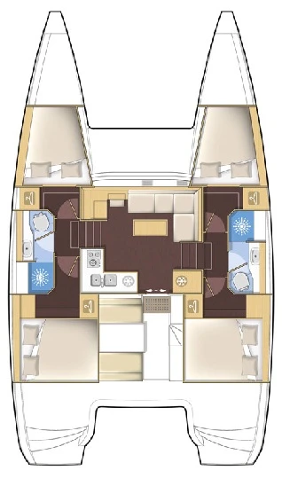 Location Catamaran Lagoon avec permis