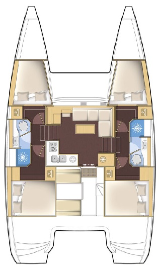Location Catamaran Lagoon avec permis