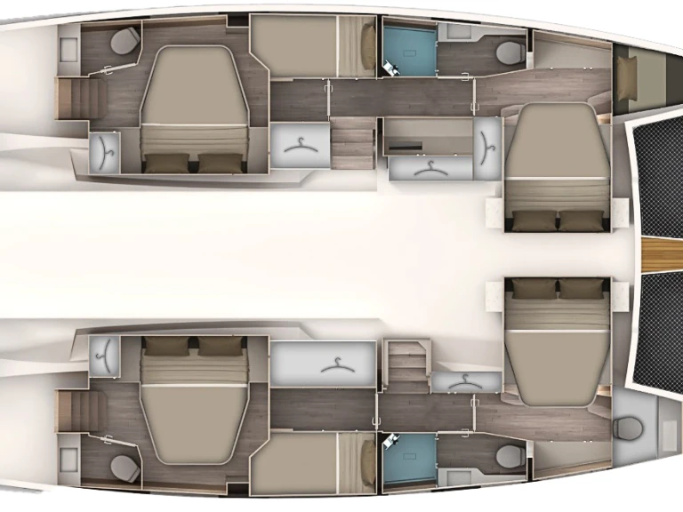 Location bateau Fethiye pas cher Aventura 45