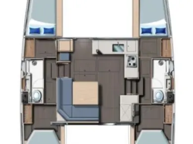 Louer Catamaran avec ou sans skipper Leopard Catamarans / Robertson & Caine à Furnari