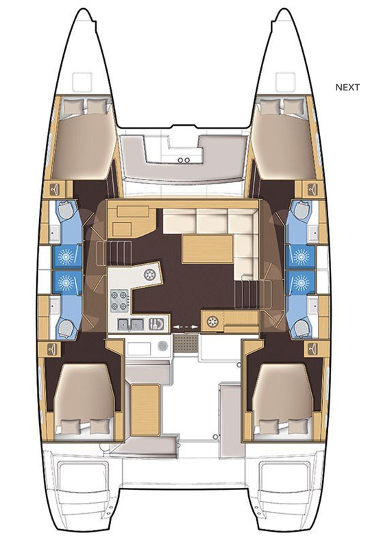 Location bateau Lagoon Lagoon 450 Sport Top à Mai Khao sur Samboat
