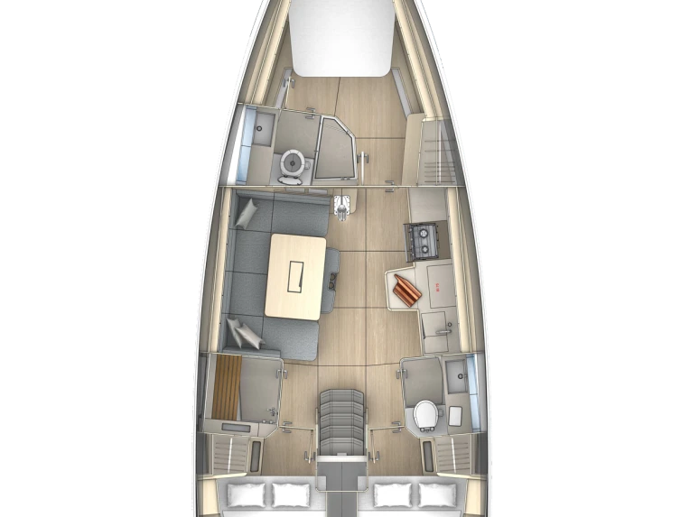 Dufour Dufour 41 a louer à Golfe-Juan