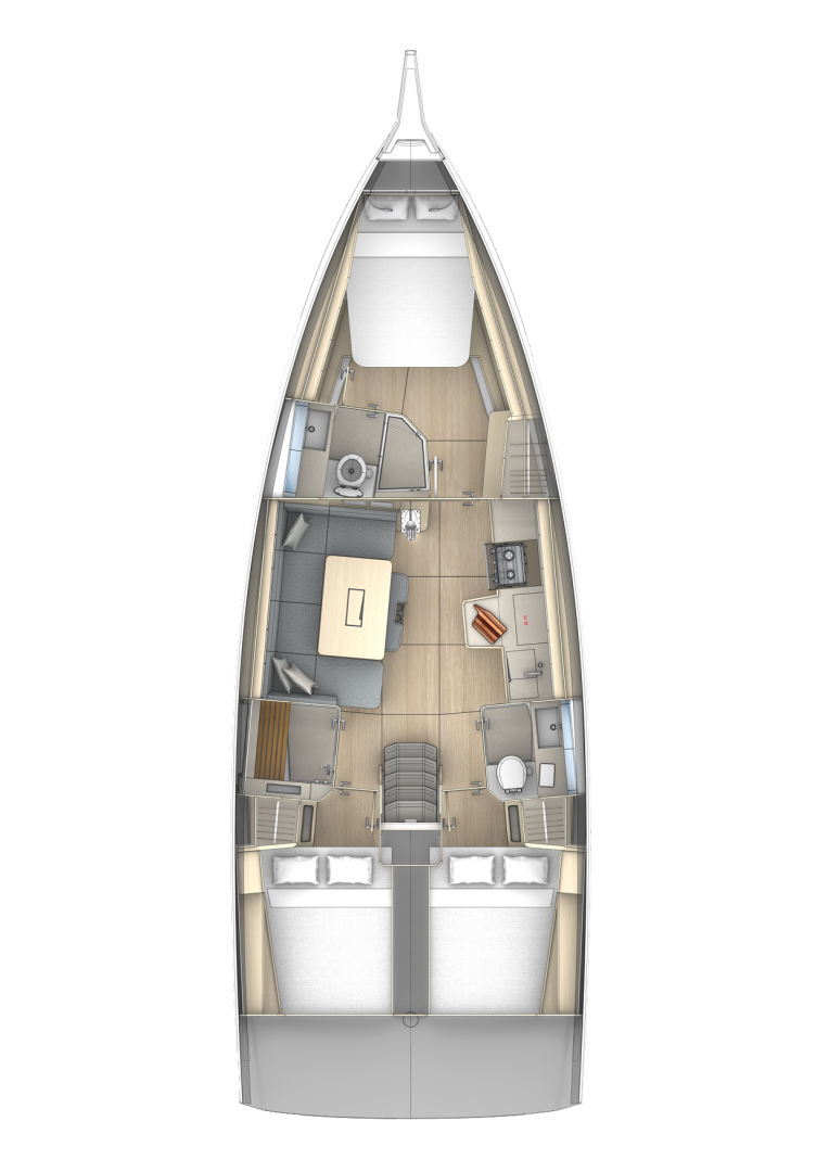 Dufour Dufour 41 a louer à Golfe-Juan