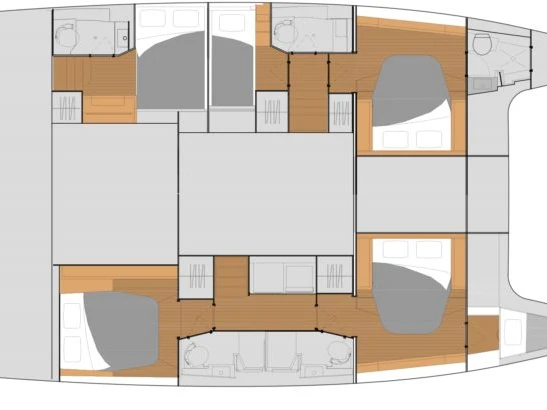 Location Catamaran à Parham Town - Fountaine Pajot Tanna 47