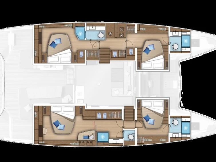 Louez un Lagoon Lagoon 55 à Parham Town