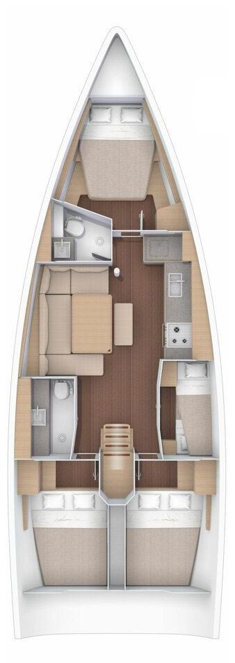 Location Voilier à Jezera - Dufour Dufour 430