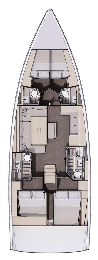 Location bateau Dufour Dufour 470 à Murter-Kornati sur Samboat
